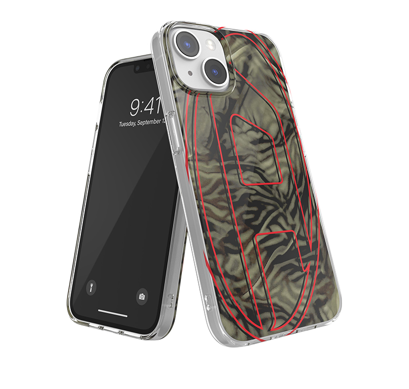 Diesel Oval D Camo Case SS24 for Red