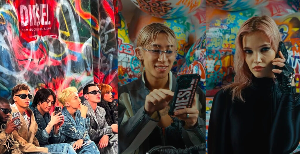 DIESEL Tech Accessories make a colourful splash at Milan Fashion Week