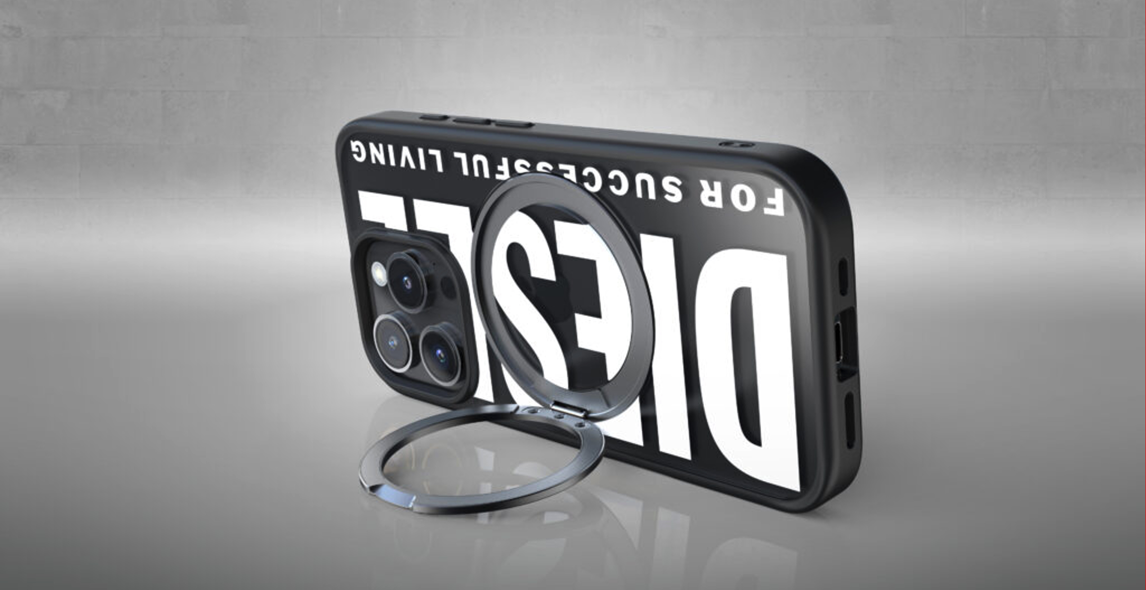 TECHSTYLE introduces the DIESEL MagSafe Ring Case for iPhone 16